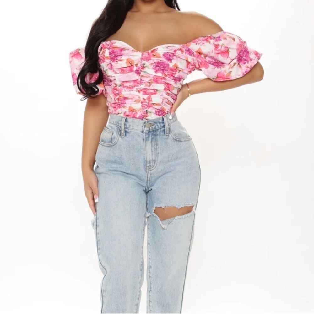 Fashion Nova Off The Shoulder Top XS